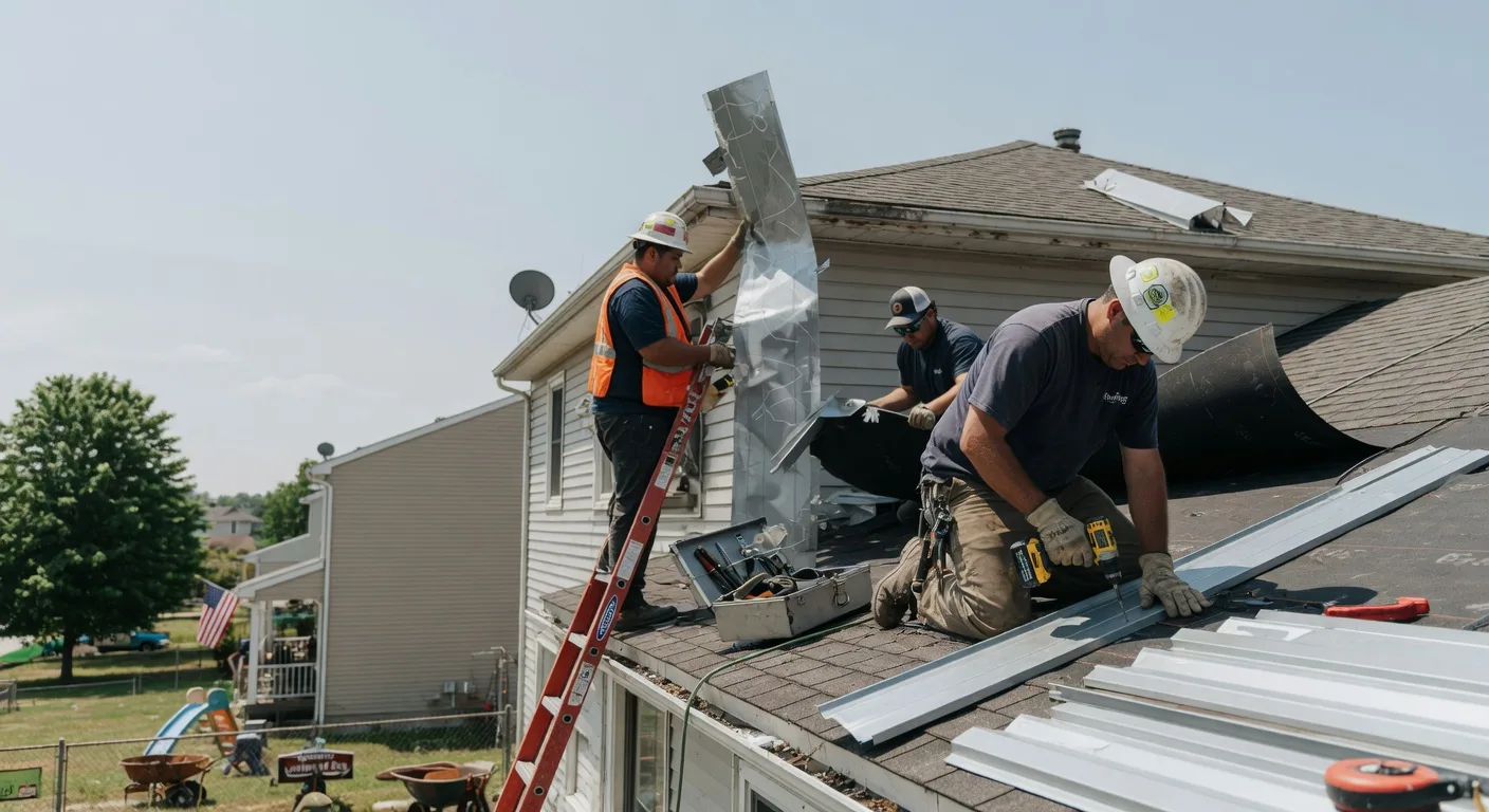 Storm Damage Metal Roof Repair in South Seaville, NJ